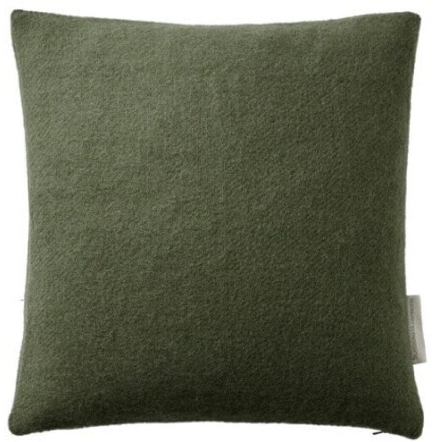 Silkeborg Uldspinderi Athen Pude 40x40 cm, Cypress Green