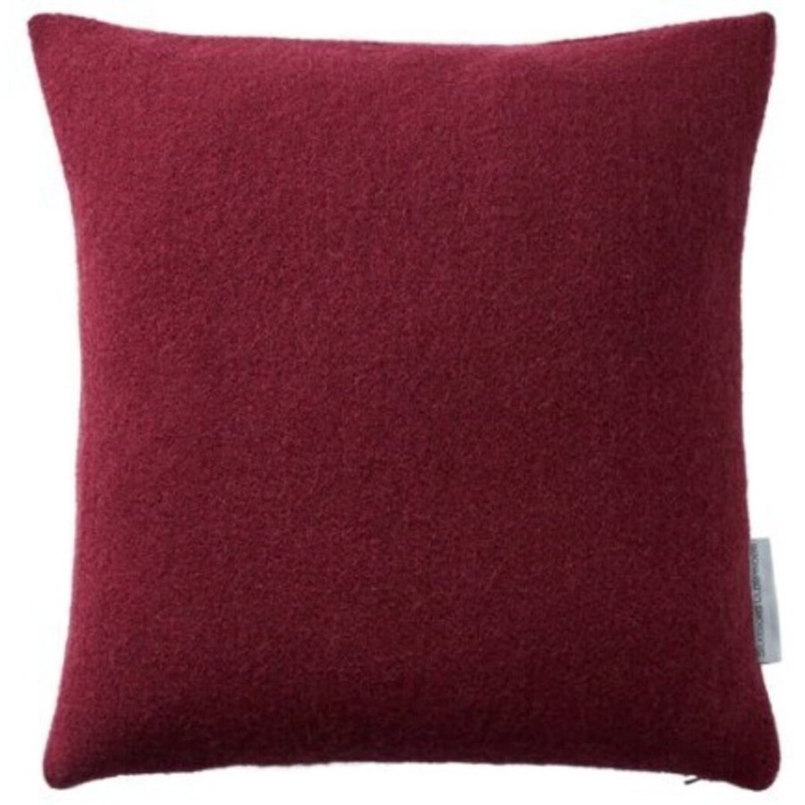 Silkeborg Uldspinderi Athen Pude 40x40 cm, Bordeaux Purple