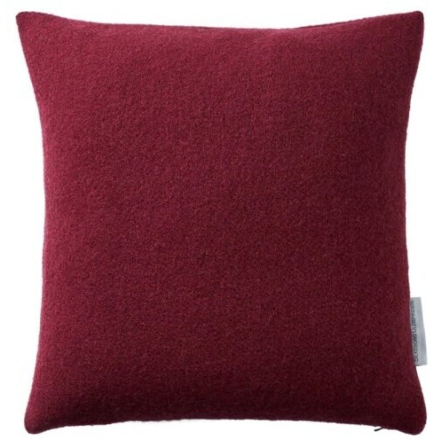 Silkeborg Uldspinderi Athen Pude 60x60 cm, Bordeaux Purple