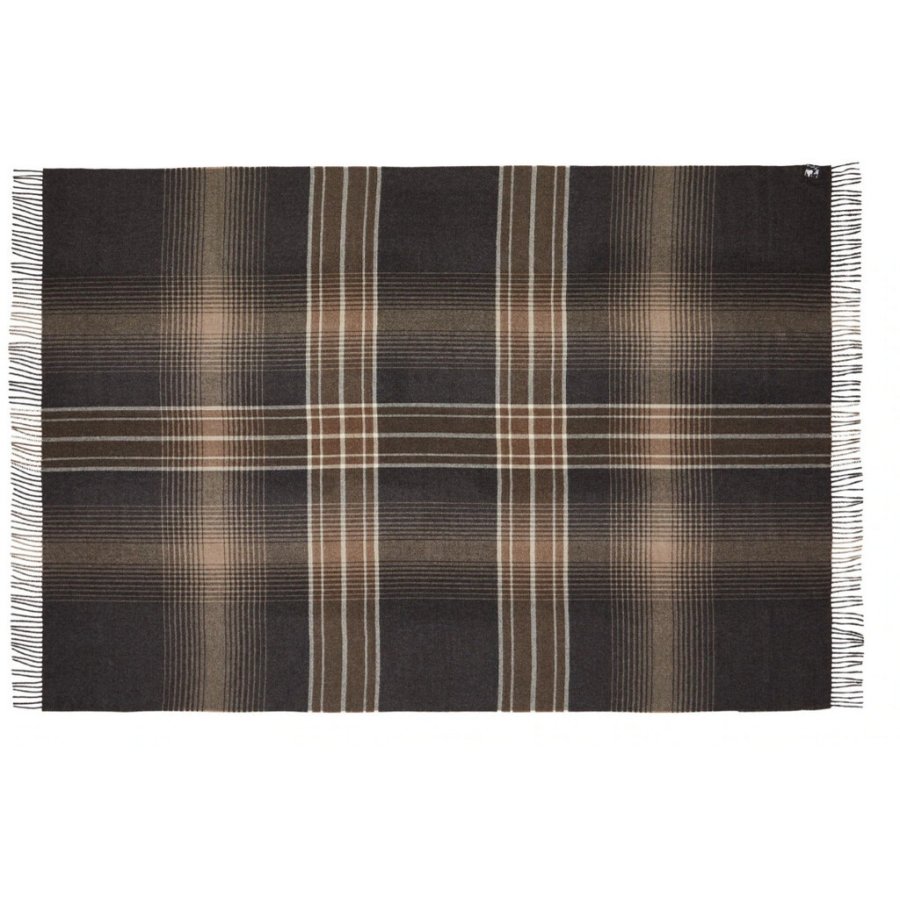 Silkeborg Uldspinderi Bogota Plaid 130x200 cm, M�rkegr�