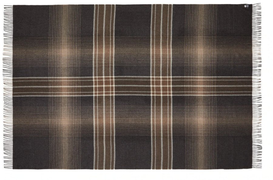 Silkeborg Uldspinderi Bogota Plaid 130x200 cm, M�rkegr�