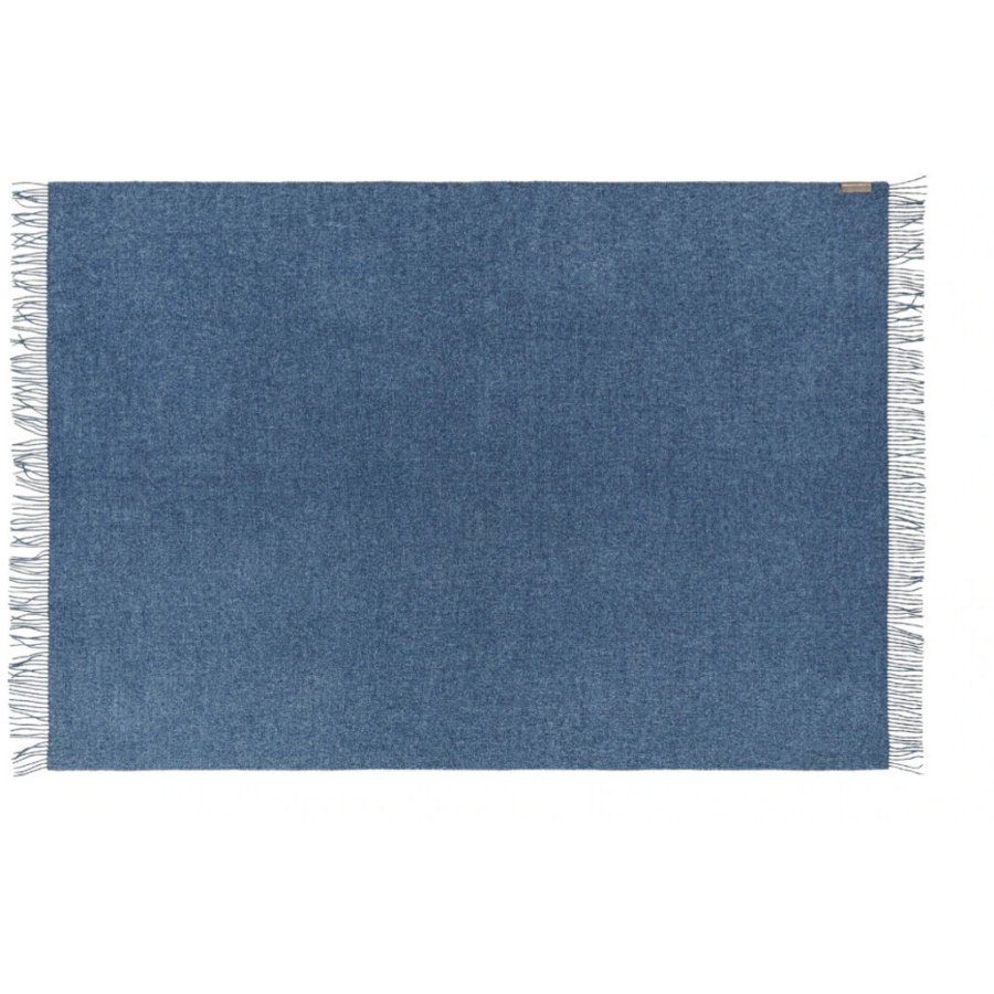 Silkeborg Uldspinderi Cusco Decke 130x200 cm, Denim Blau