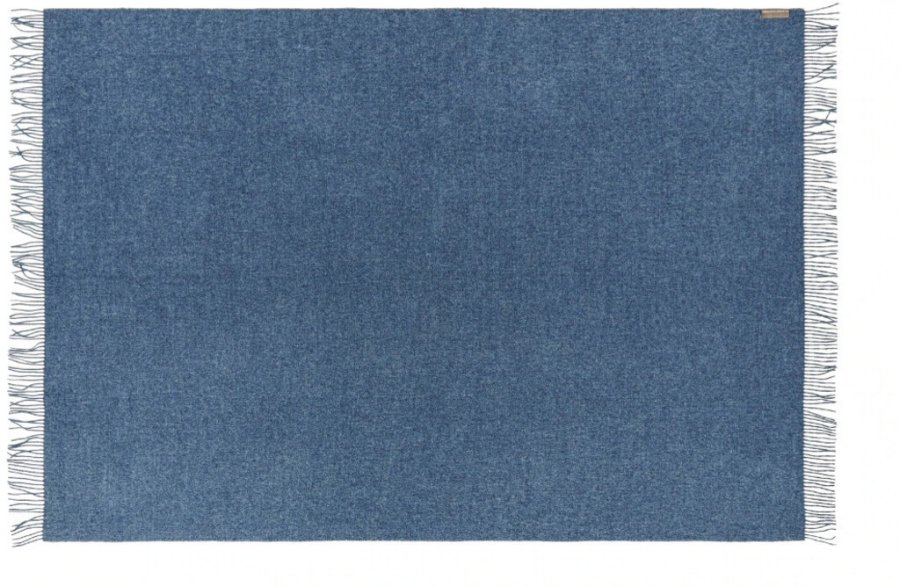 Silkeborg Uldspinderi Cusco Decke 130x200 cm, Denim Blau