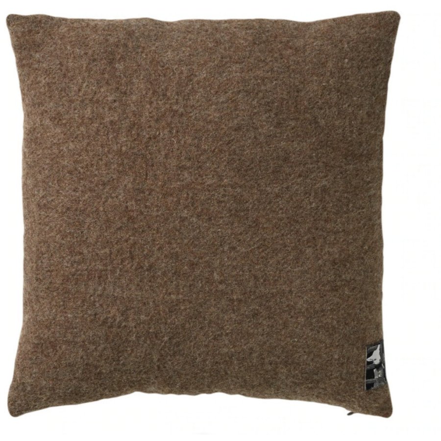 Silkeborg Uldspinderi Gotland Kissen 50x50 cm, Gotland brown