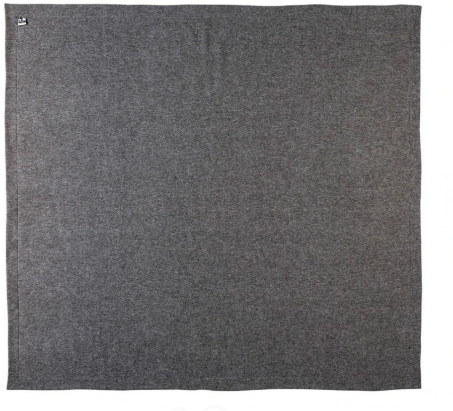 Silkeborg Uldspinderi Gotland Plaid 240x240 cm, Dark Nordic Grey