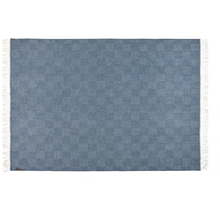 Silkeborg Uldspinderi La Paz Decke 130x200 cm, Denim Blue