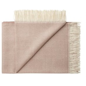 Silkeborg Uldspinderi La Paz Plaid 130x200 cm, Rosa