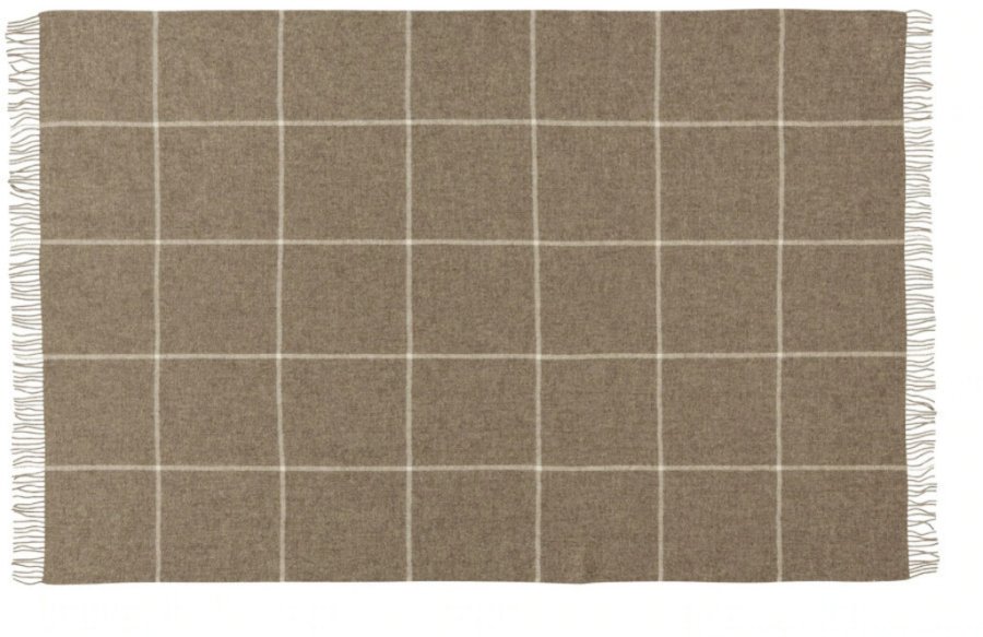 Silkeborg Uldspinderi Mand Decke 140x240 cm, Oak brown