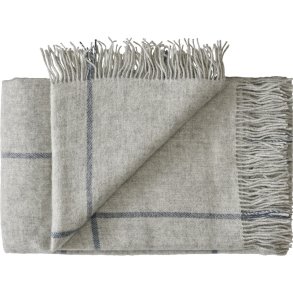 Silkeborg Uldspinderi Mand� Plaid 140x240 cm, Lichtgrijs