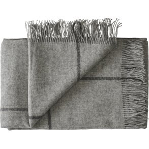 Silkeborg Uldspinderi Mand� Plaid 140x240 cm, Medium Grey