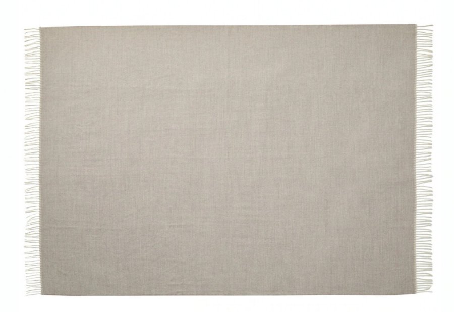 Silkeborg Uldspinderi Panama Plaid 130x200 cm, Grey Bark