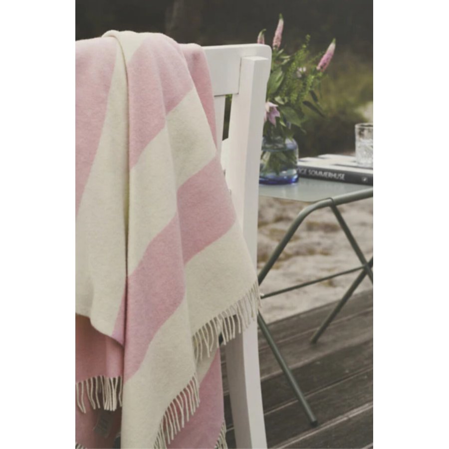 Silkeborg Uldspinderi The Sweater Plaid 130x190 cm, Rosa