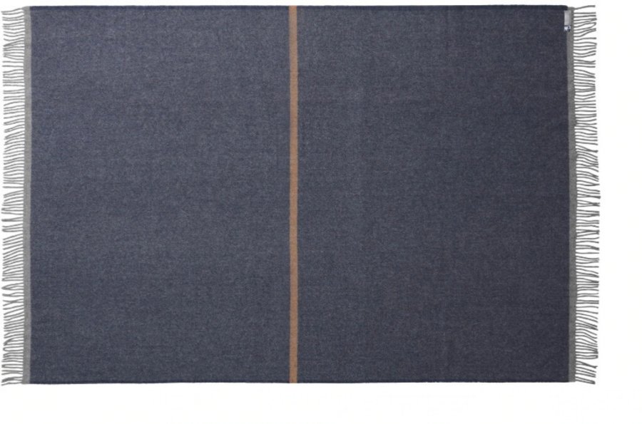 Silkeborg Uldspinderi Alr Decke 140x240 cm, Grey navy