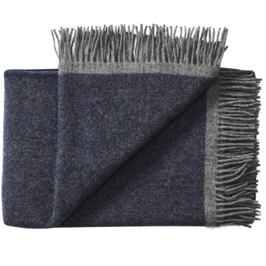 Silkeborg Uldspinderi Alr Decke 140x240 cm, Grey navy