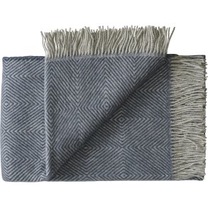 Silkeborg Uldspinderi Liv� Plaid 140x240 cm, Fjord