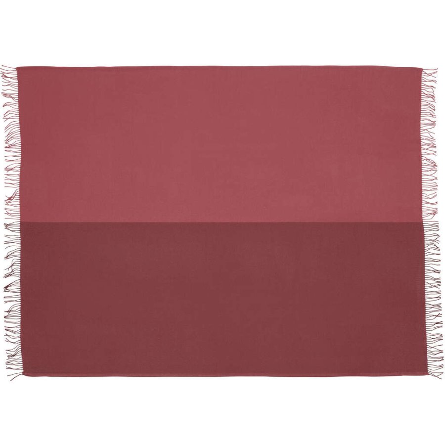 Silkeborg Uldspinderi Secret Plaid 130x190 cm, Beetroot/Rhubarb