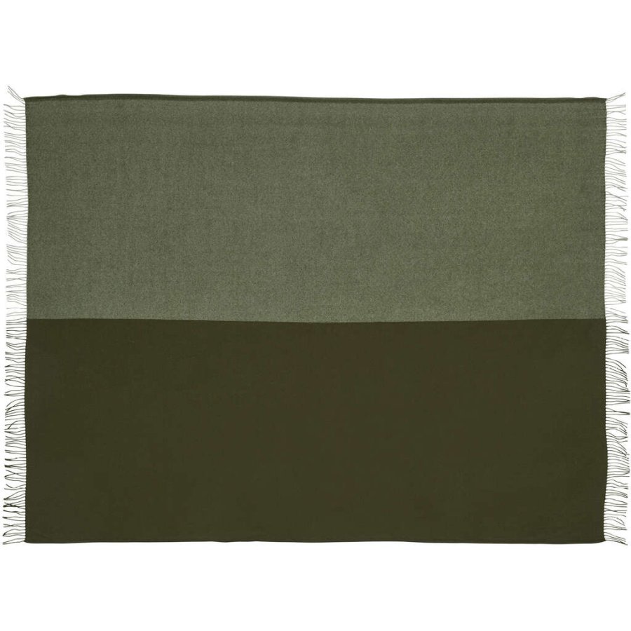 Silkeborg Uldspinderi Secret Plaid 130x190 cm, Moss/Seaweed