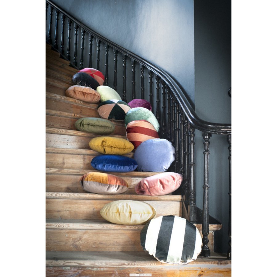 Christina Lundsteen Basic Round Pude �45 cm, Dark Blue