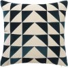Christina Lundsteen Elly Pude 50x50 cm, New Petrol/Dusty White
