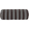 Christina Lundsteen Stripe Bolster Pude 14x40 cm, Steel Grey/Chocolate