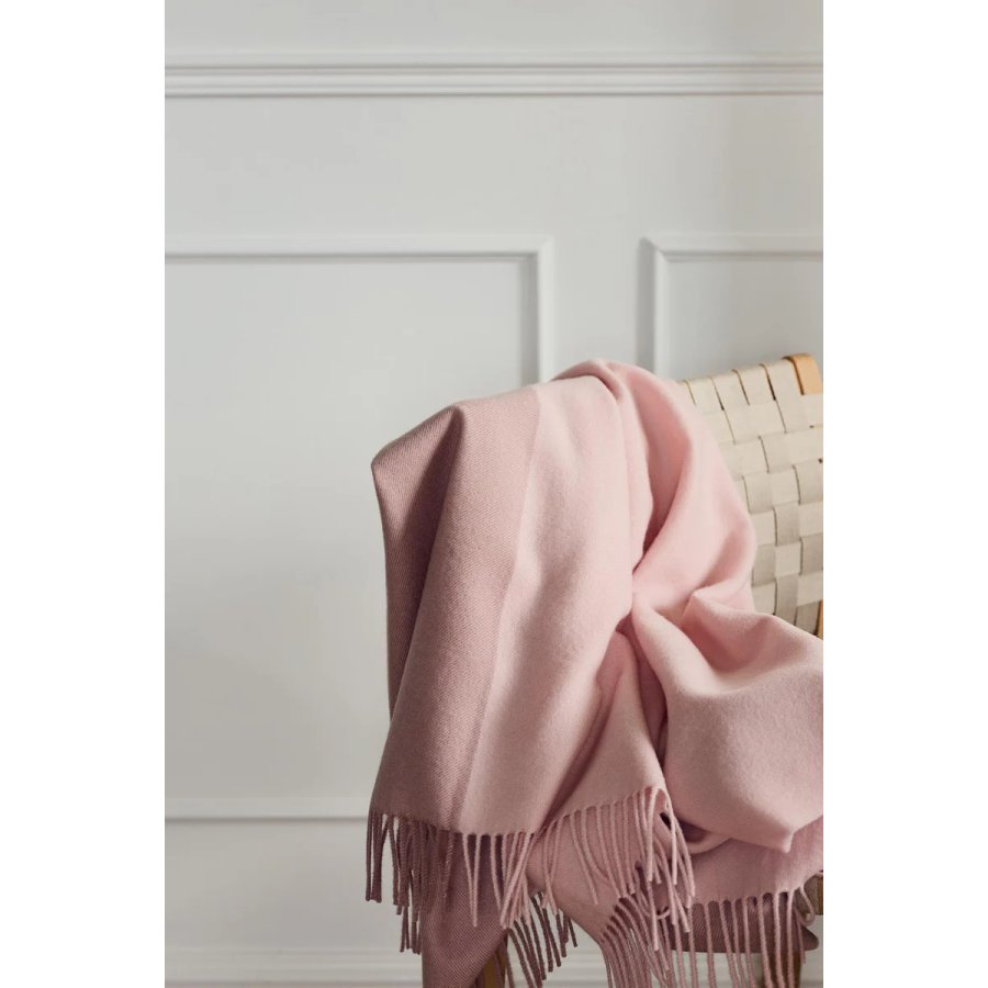 Silkeborg Uldspinderi Secret Plaid 130x190 cm, Blush/Rosa