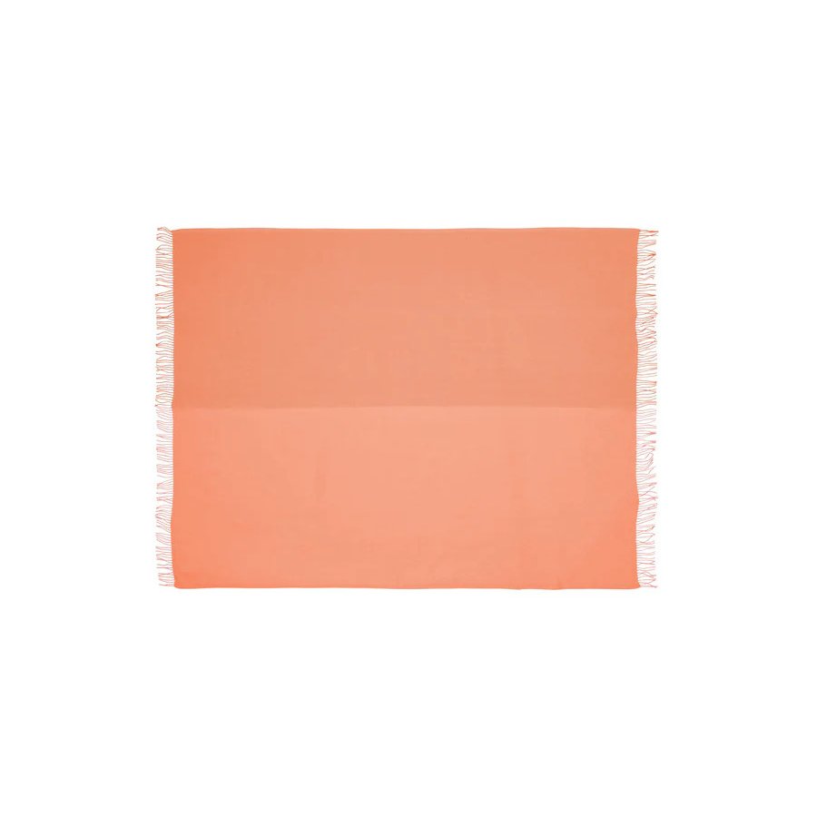 Silkeborg Uldspinderi Secret Plaid 130x190 cm, Coral/Amber