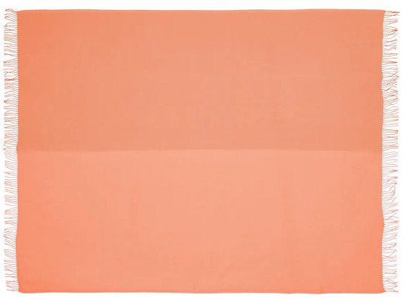 Silkeborg Uldspinderi Secret Plaid 130x190 cm, Coral/Amber