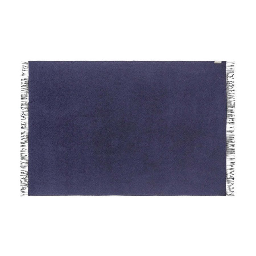 Silkeborg Uldspinderi Lima Plaid 130x200 cm, Navy Blue