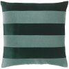 Christina Lundsteen Stripe Velvet Pude 55x55 cm, Pale Blue/Emerald
