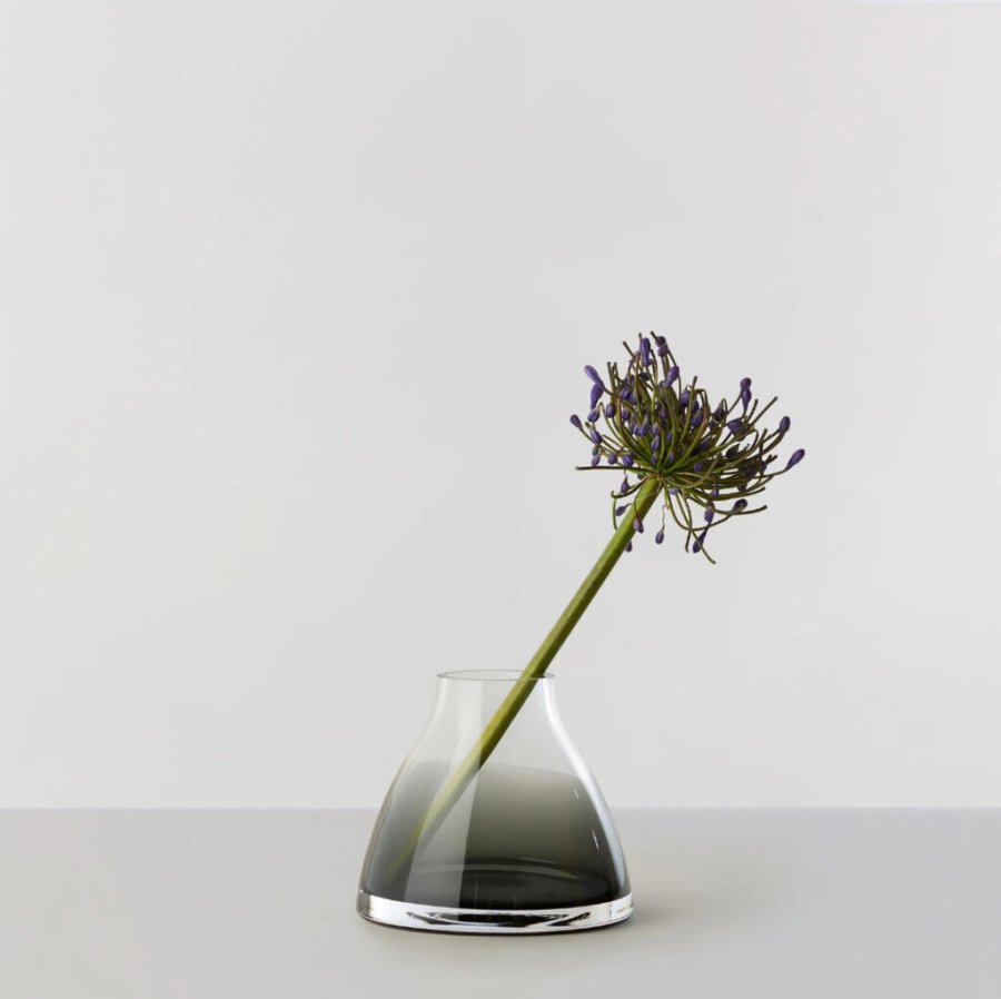 Ro Collection Blumenvase Nr. 1 H12 cm, Smoked Grey