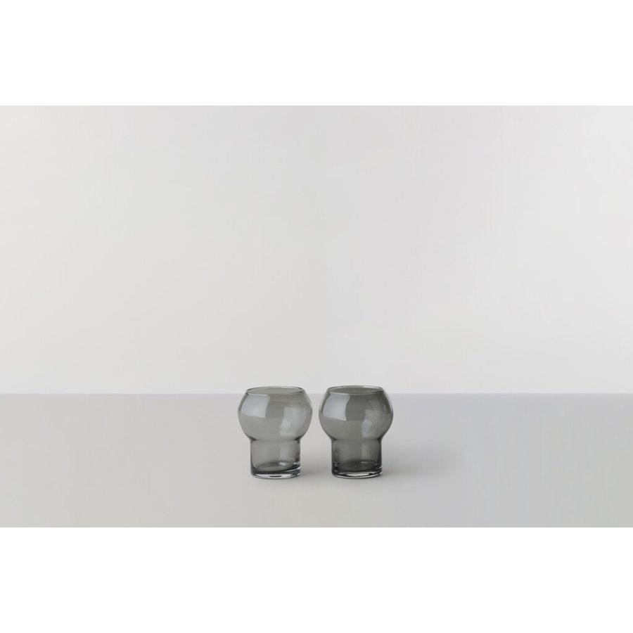 Ro Collection Drikkeglas no. 48 2 stk. 25 cl, Smoked Grey