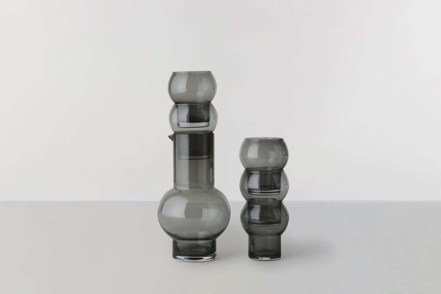 Ro Collection Drikkeglas no. 48 2 stk. 25 cl, Smoked Grey
