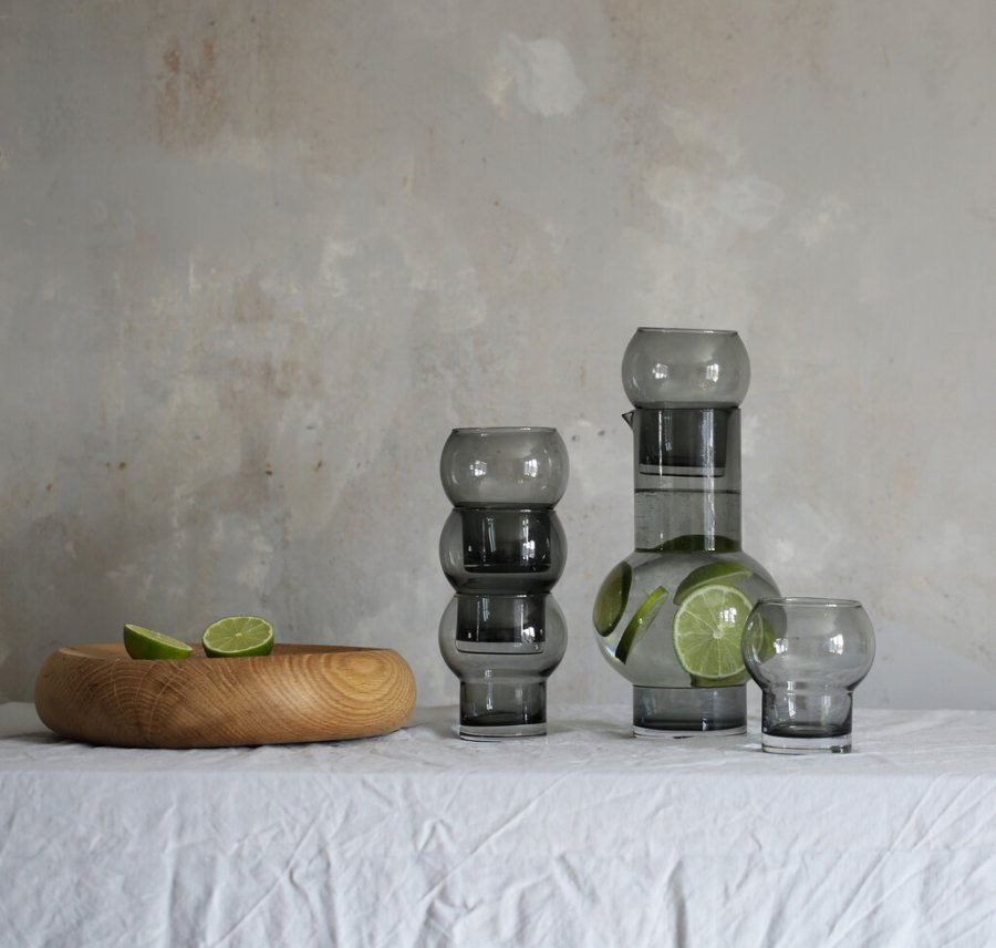 Ro Collection Drikkeglas no. 48 2 stk. 25 cl, Smoked Grey