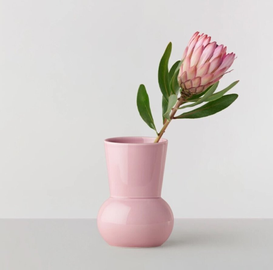 Ro Collection Ovale Vase Nr. 66, Rose pink