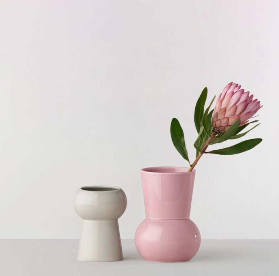 Ro Collection Ovale Vase Nr. 66, Rose pink