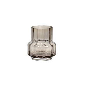 Ro Collection Hurricane Reflections Kerzenstnder No. 25 H10 cm, Sepia Brown