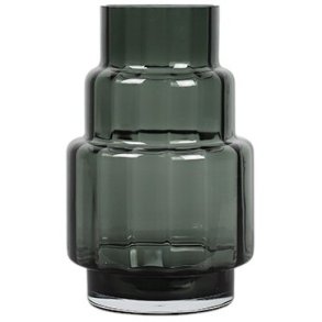 Ro Collection Hurricane Reflections Vase No. 69 H31 cm, Smoked Grey