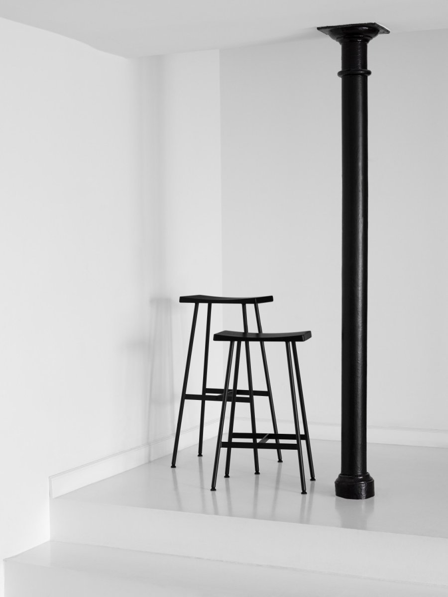 Andersen Furniture HC2 Barstol H65 cm, Sort/Sort