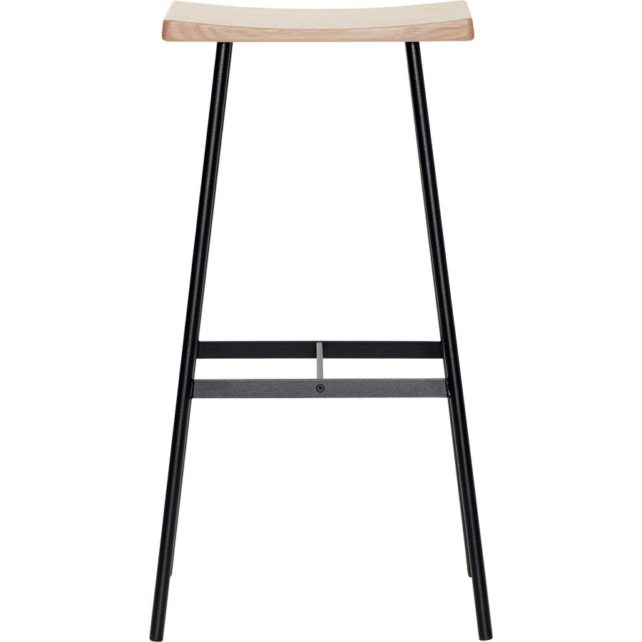 Andersen Furniture HC2 Barstol H79 cm, Hvidpigmenteret Eg/Sort