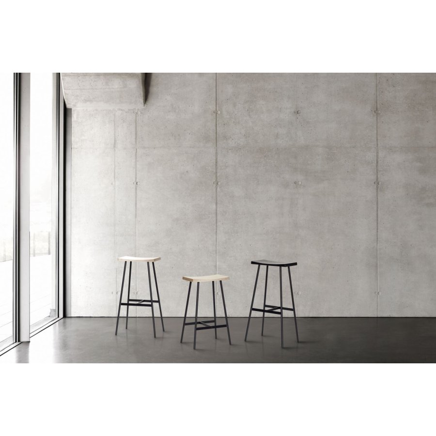 Andersen Furniture HC2 Barstol H79 cm, Sort/Sort