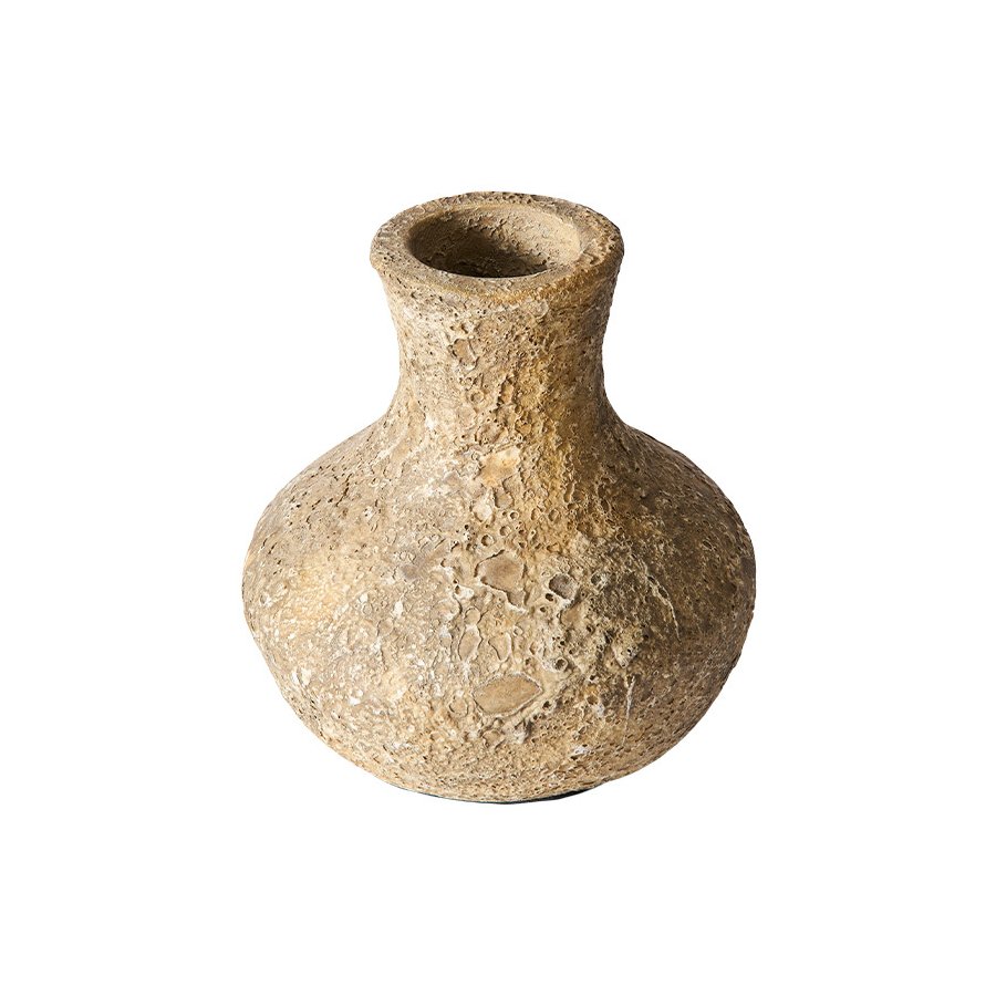 Muubs Eris Vase H19 cm, Rustikaler Sand