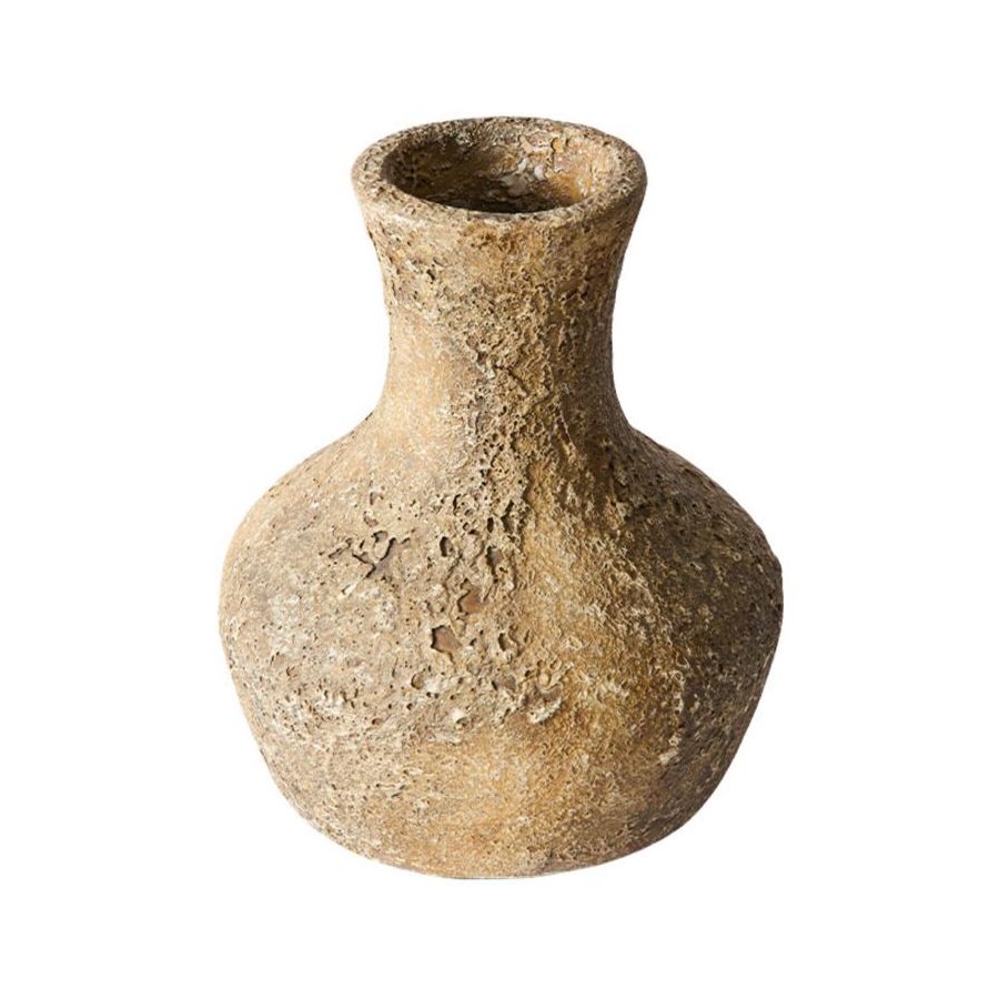 Muubs Eris Vase H24 cm, Rustikaler Sand