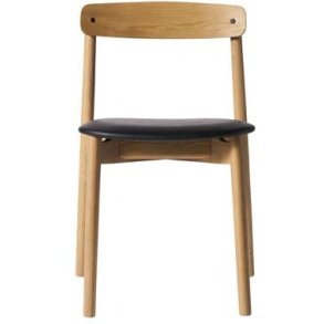 Andersen Furniture Unite Stol, Lakeret Eg/Læder