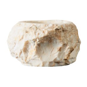 Muubs Batu Fyrfadsstage H4 cm, Creme
