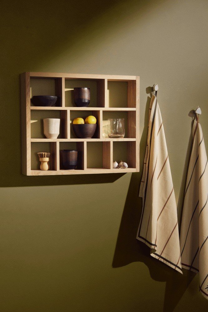 Andersen Furniture Tailor Wandregal 44x52 cm, Eiche