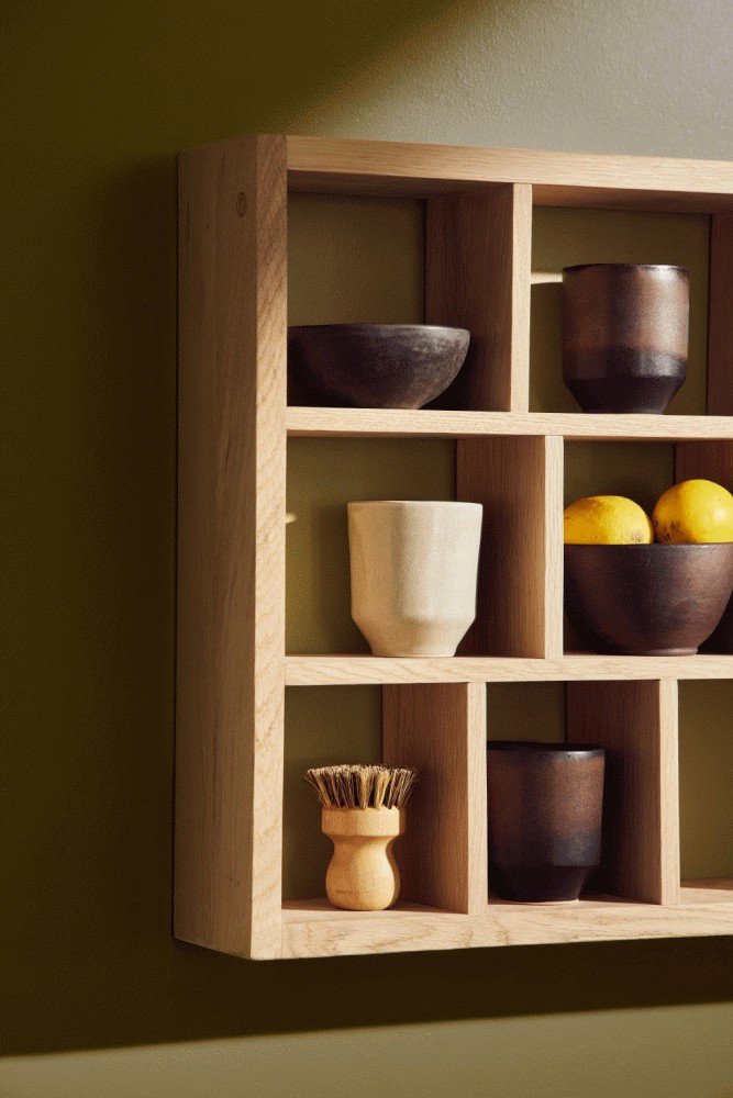 Andersen Furniture Tailor Wandregal 44x52 cm, Eiche