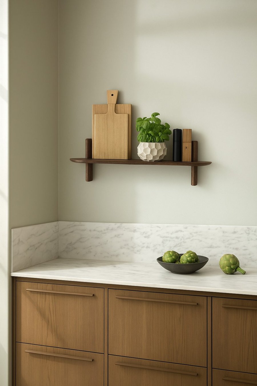 Andersen Furniture H-Shelf Hylde 90 cm, Rget Eg