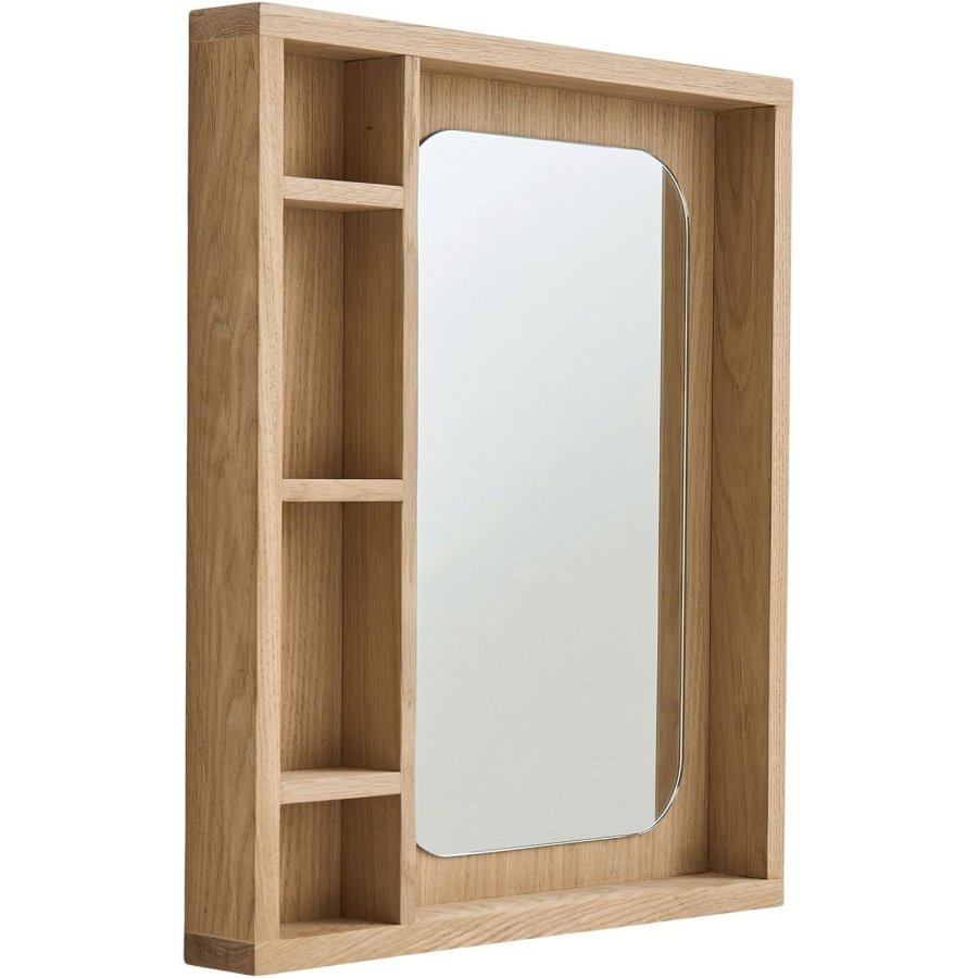 Andersen Furniture Glance Spiegel mit Ablage 45x52 cm, Eiche