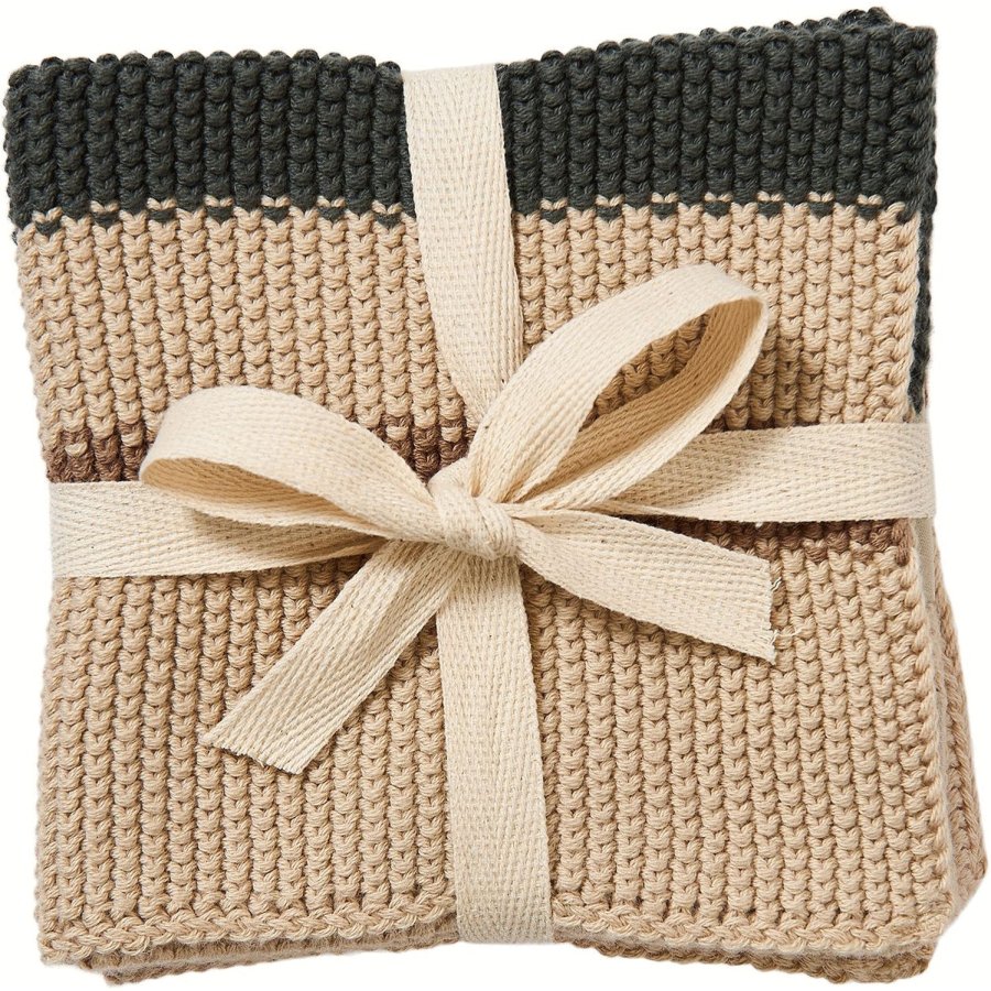 Andersen Furniture Spltuch 27x27 cm, Grn/Braun