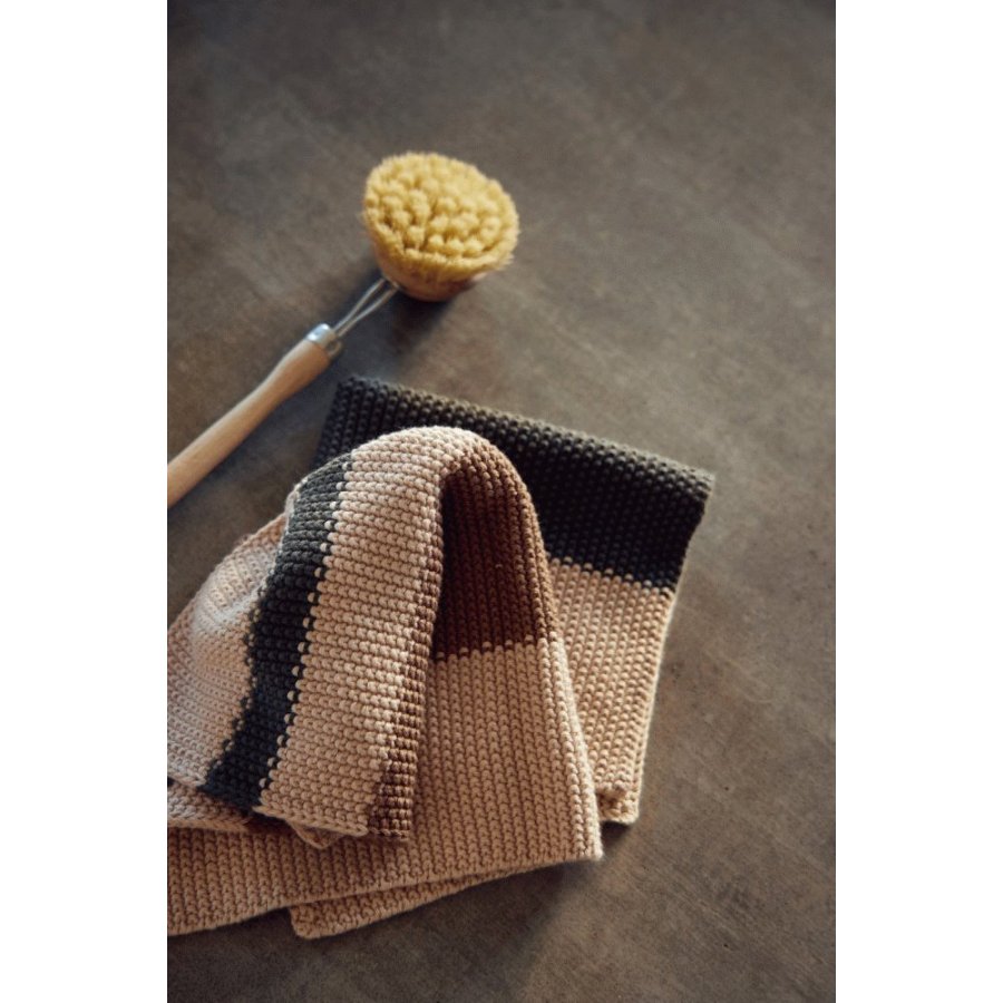 Andersen Furniture Spltuch 27x27 cm, Grn/Braun